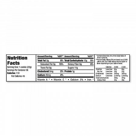 Sharing Size Chocolate Cookie Bar, 3.02 oz, 24/Box (35387)