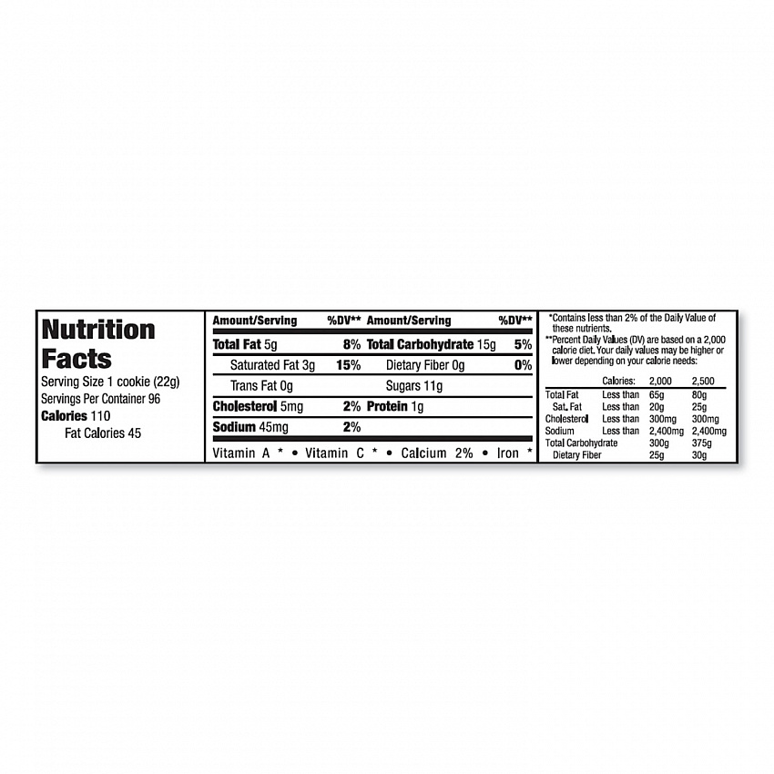 Sharing Size Chocolate Cookie Bar, 3.02 oz, 24/Box (35387)