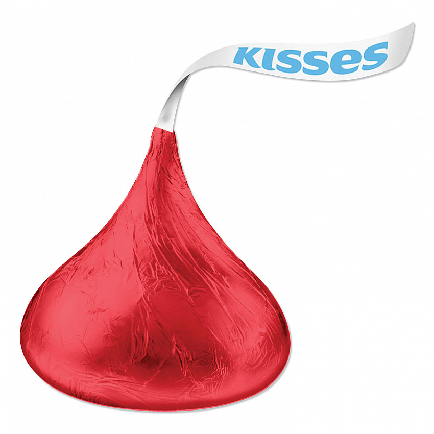 KISSES, Milk Chocolate, Red Wrappers, 66.7 oz. Bag (60286)