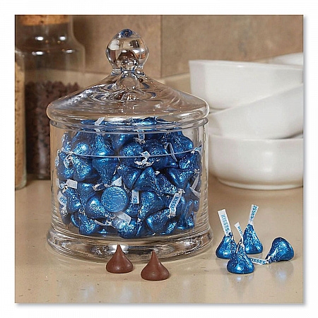 KISSES, Milk Chocolate, Dark Blue Wrappers, 60 oz Bag (60194)