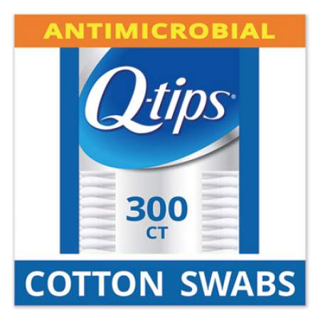 Q-tips Cotton Swabs, Antibacterial, 300/Pack, 12/Carton (17900CT)