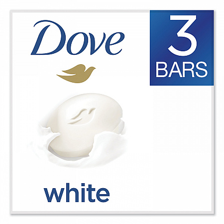 White Beauty Bar, Light Scent, 3.17 oz, 12/Carton (04090CT)