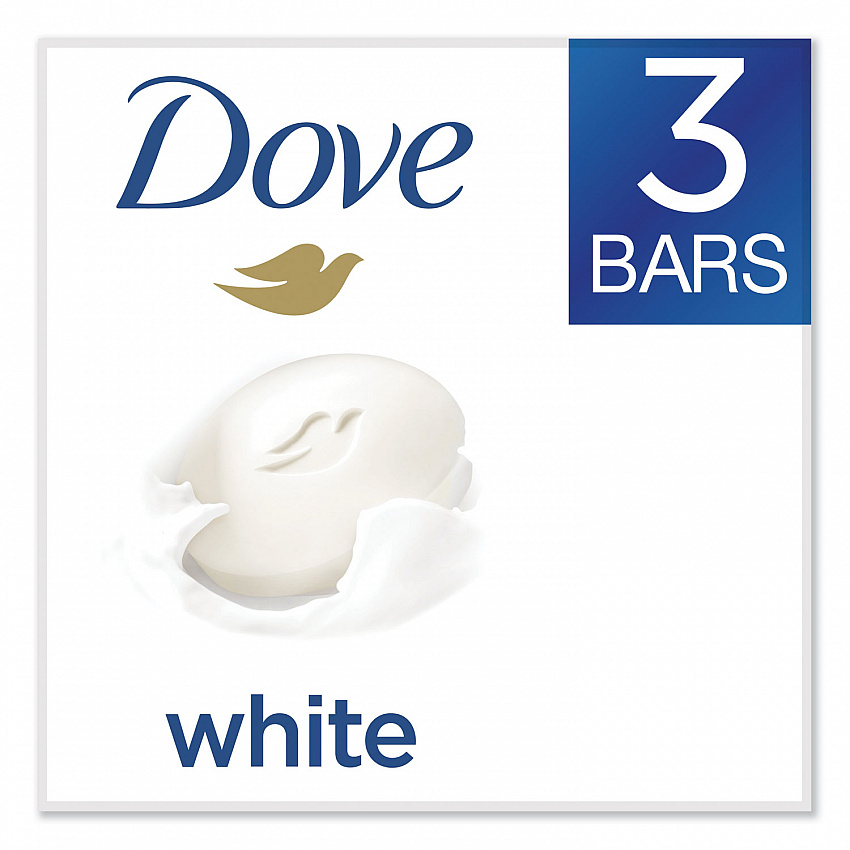 White Beauty Bar, Light Scent, 3.17 oz, 12/Carton (04090CT)