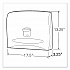 Personal Seat Cover Dispenser, 17.5 x 2.25 x 13.25, White (09505)