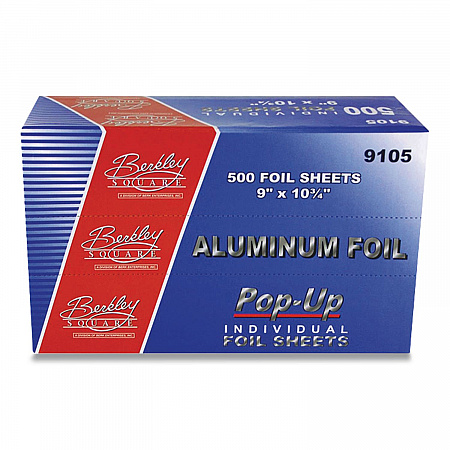 Pop-Up Aluminum Foil, 9 x 10.75, 500/Pack, 6 Packs/Carton (1379000)