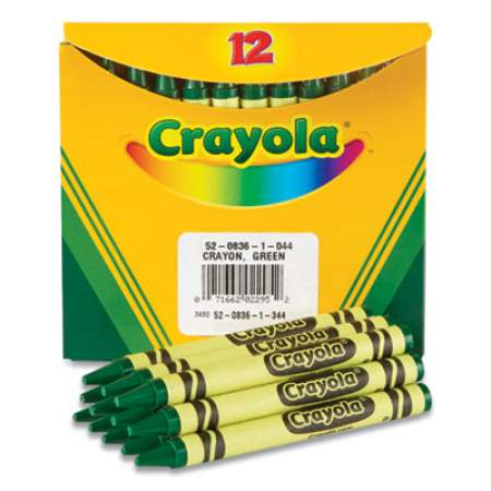 Crayola Bulk Crayons, Green, 12/Box (2696261)