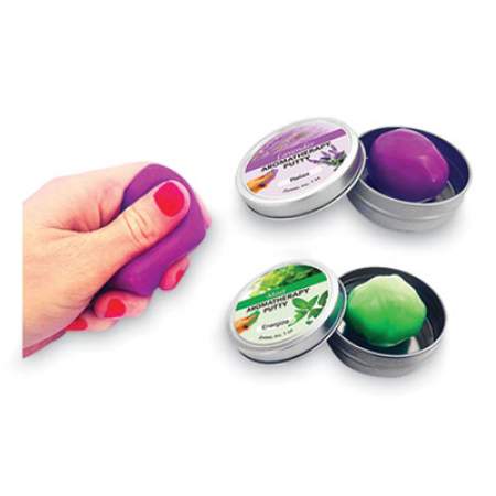 Zorbitz Aromatherapy Fidget Putty, Relaxing Lavender-Infused Purple and Energizing Mint-Infused Green, 2/Pack (2758897)