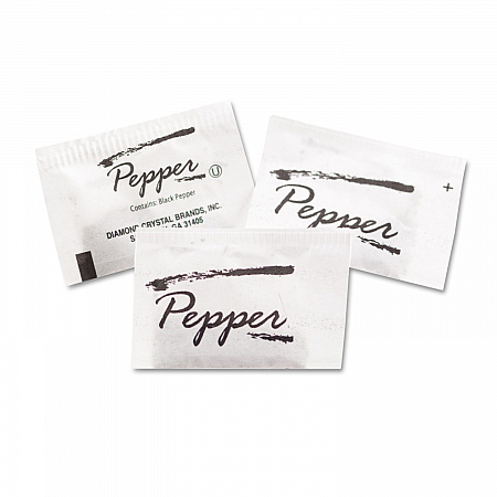 Pepper Packets, 0.1 grams, 3,000/Carton (14462)