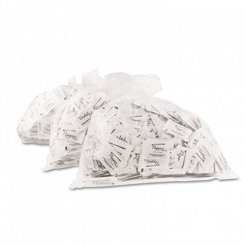 Pepper Packets, 0.1 grams, 3,000/Carton (14462)