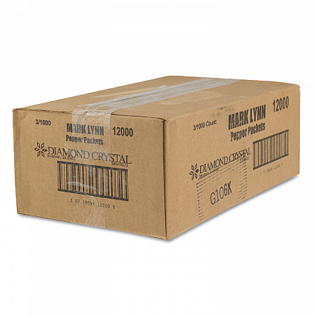 Pepper Packets, 0.1 grams, 3,000/Carton (14462)