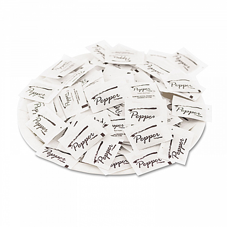 Pepper Packets, 0.1 grams, 3,000/Carton (14462)