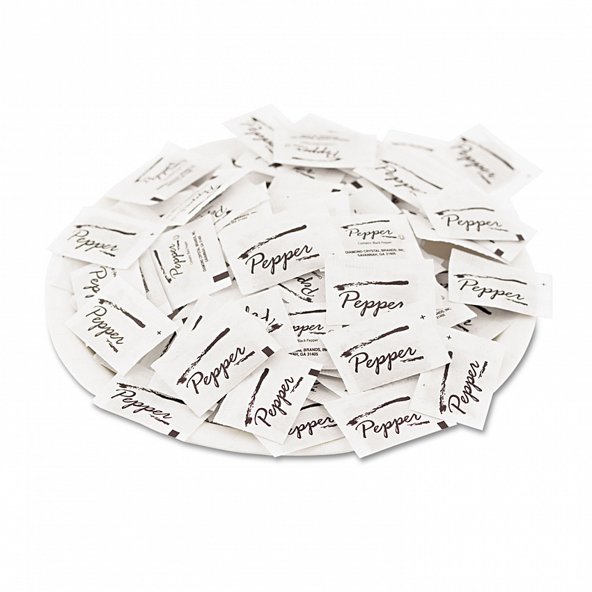 Pepper Packets, 0.1 grams, 3,000/Carton (14462)