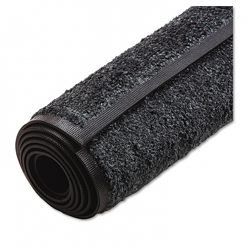 Platinum Series Walk-Off Indoor Wiper Mat, Rectangular, Gray Carpeted Surface, 36" x 60" (94030530)