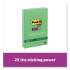 Post-it Notes Super Sticky Recycled Notes in Bora Bora Colors, Lined, 4 x 6, 90-Sheet, 3/Pack (6603SST)