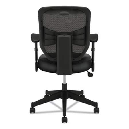 HON VL531 Mesh High-Back Task Chair with Adjustable Arms, Supports Up to 250 lb, 18" to 22" Seat Height, Black (VL531SB11)