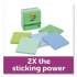 Post-it Notes Super Sticky Recycled Notes in Bora Bora Colors, 3 x 3, 90-Sheet, 5/Pack (6545SST)