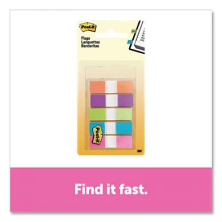 Post-it Flags Page Flags in Portable Dispenser, Assorted Brights, 5 Dispensers, 20 Flags/Color (6835CB2)