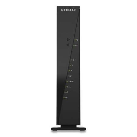 NETGEAR AC1750 Wi-Fi Cable Modem Router, 1 Port, Dual-Band 2.4 GHz/5 GHz (822201)