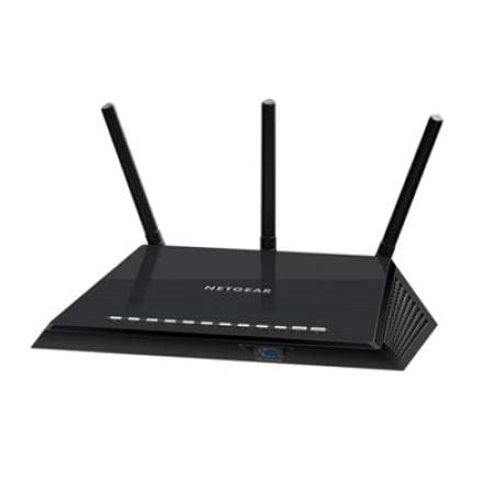 NETGEAR AC1750 Smart Wi-Fi Router, 5 Ports, Dual-Band 2.4 GHz/5 GHz (R6400100NAS)