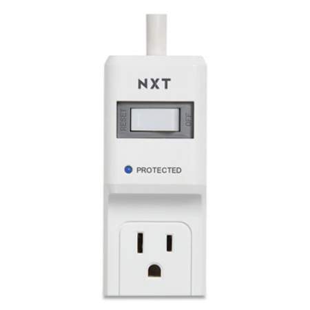 NXT Technologies Surge Protector, 6 AC Outlets, 8 ft Cord, 900 J, White (24373162)