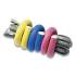 UT Wire Flexi Ties Cushioned Cable Ties, 0.4" x 5", Assorted Colors, 8/Pack (1749469)