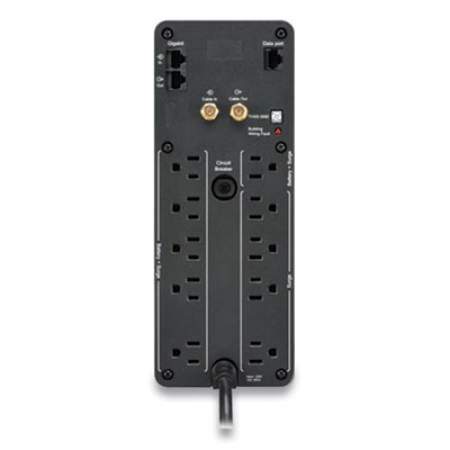 APC BR1350MS Back-UPS PRO BR Series SineWave Battery Backup System, 10 Outlets, 1350VA, 1080 J (24323530)
