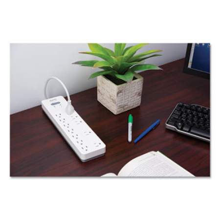 APC Home Office SurgeArrest Power Surge Protector, 12 AC Outlets, 6 ft Cord, 2160 J, White (PH12W)