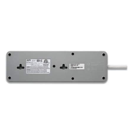 APC Home Office SurgeArrest Power Surge Protector, 8 AC Outlets, 6 ft Cord, 2160 J, White (24380487)