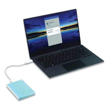 Seagate Backup Plus Slim External Hard Drive, 2 TB, USB2.0/3.0, Blue (24383773)