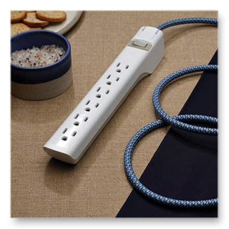 360 Electrical Habitat 6-Outlet Surge Protector, 6 ft Cord, Summer Twilight (24300814)