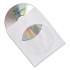 Verbatim CD/DVD Sleeves, 100/Box (49976)