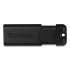 Verbatim PinStripe USB 3.0 Flash Drive, 64 GB, Black (2411558)