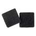 VELCRO Sticky-Back Fasteners, Removable Adhesive, 0.88" x 0.88", Black, 12/Pack (90072)