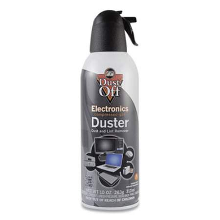 Dust-Off Disposable Compressed Gas Duster, 10 oz Can, 12/Pack (681430)