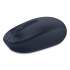 Microsoft Mobile 1850 Wireless Optical Mouse, 2.4 GHz Frequency/16.4 ft Wireless Range, Left/Right Hand Use, Wool Blue (U7Z00011)
