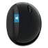 Microsoft Sculpt Ergonomic Wireless Optical Mouse, 2.4 GHz Frequency/10 ft Wireless Range, Right Hand Use, Black (206711)