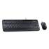Microsoft Desktop 600 Wired Keyboard and Mouse Combo, Black (785489)