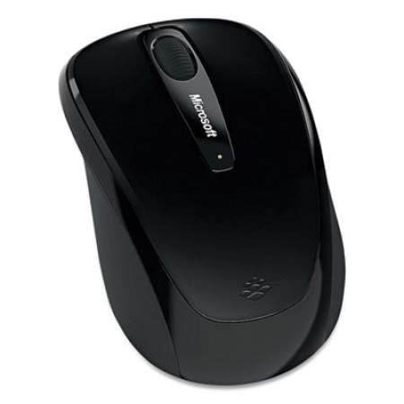 Microsoft Mobile 3500 Wireless Optical Mouse, 2.4 GHz Frequency/16.4 ft Wireless Range, Left/Right Hand Use, Black (927233)