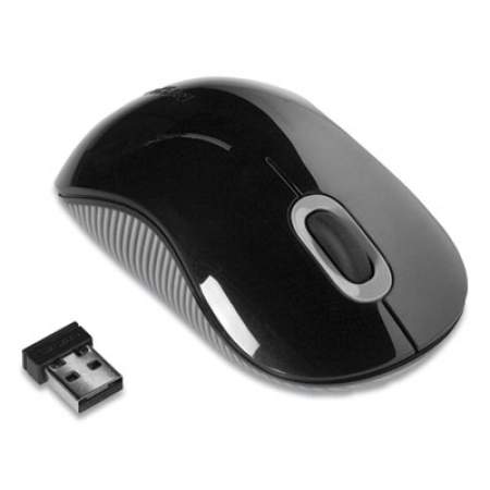 Targus Full-Size Wireless BlueTrace Mouse, 2.4 GHz Frequency/33 ft Wireless Range, Left/Right Hand Use, Black (AMW50US)