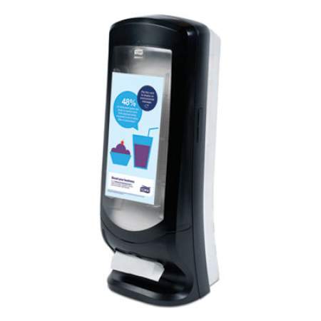 Tork Xpressnap Stand Napkin Dispenser, 9 1/4W x 9 1/4D x 24 1/2H, Black (6332000)