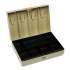 SteelMaster Heavy-Duty Steel Lay-Flat Cash Box w/6 Compartments, Combination Lock, Sand (221619003)