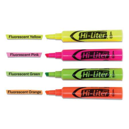 Avery HI-LITER Desk-Style Highlighters, Assorted Ink Colors, Chisel Tip, Assorted Barrel Colors, 4/Set (24063)