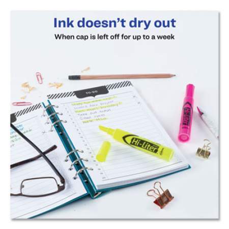 Avery HI-LITER Desk-Style Highlighter Value Pack, Assorted Ink Colors, Chisel Tip, Assorted Barrel Colors, 24/Pack (98189)