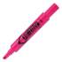 Avery HI-LITER Desk-Style Highlighters, Fluorescent Pink Ink, Chisel Tip, Pink/Black Barrel, Dozen (24010)