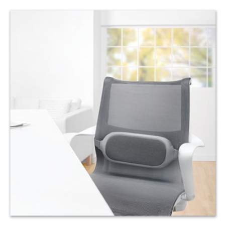 Fellowes I-Spire Series Lumbar Cushion, 14 x 6 x 3, Gray (9311601)