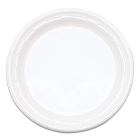 Dart Famous Service Plastic Dinnerware, Plate, 6" dia, White, 125/Pack (6PWFPK)