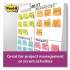 Post-it Notes Super Sticky Pads in Rio de Janeiro Colors, (6) 3 x 3 and (3) 4 x 6, 90-Sheet Pads, 9 Pads/Pack (46339SSAU)