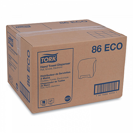 Hand Towel Dispenser, Electronic, 11.78 x 9.12 x 14.39, Translucent Smoke (86ECO)