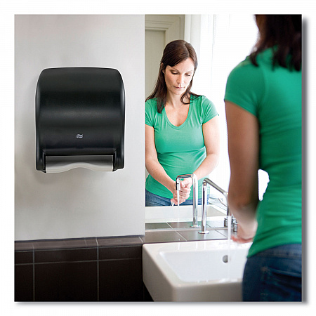 Hand Towel Dispenser, Electronic, 11.78 x 9.12 x 14.39, Translucent Smoke (86ECO)