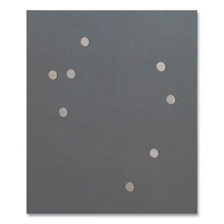 Quartet Matrix Magnets, Circles, 0.38" dia, Silver, 50/Pack (636742)